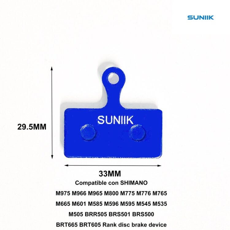 Pastilla de freno resina de disco hidráulico 1020 - Calidad premium [Suniik]