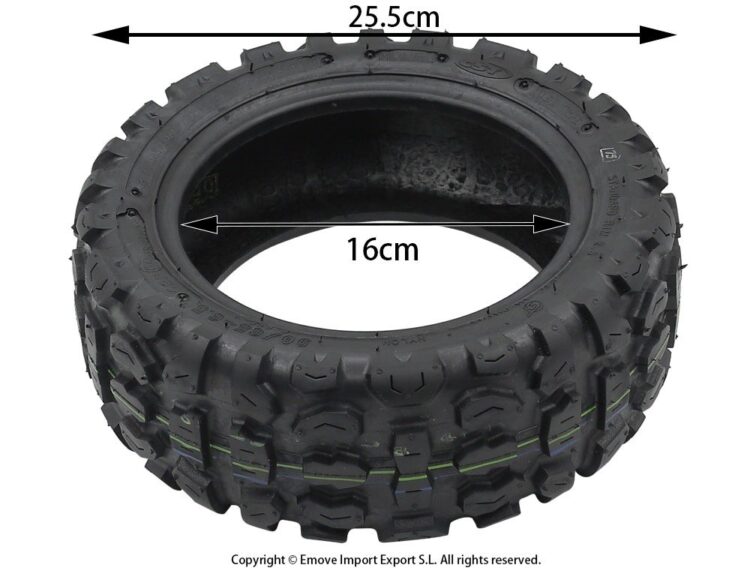 Rueda Cubierta 11x3 offroad (90/65-6,5) Tubeless