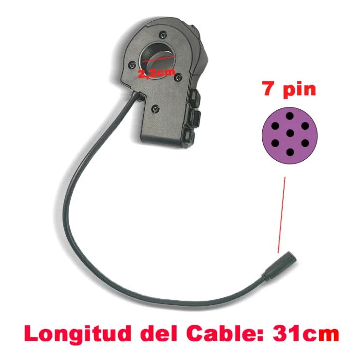 Botonera manillar de intermitencia, luces, claxon y motores – ORIGINAL Smartgyro Crossover Dual