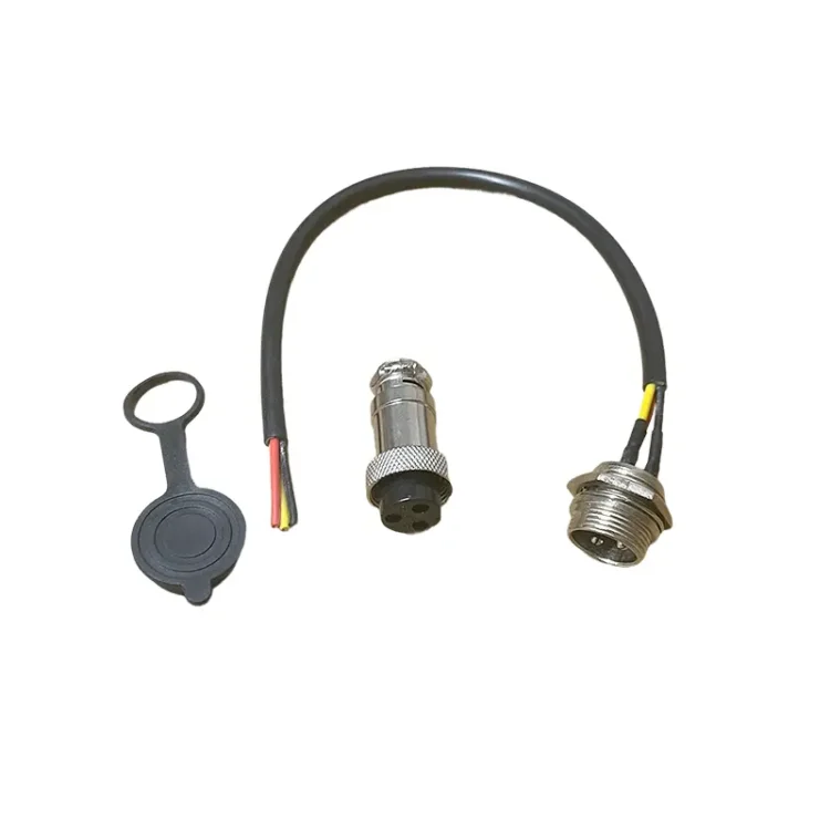 Toma cable conector Tapa de Carga de 3 Pin GX16 [Macho y hembra]