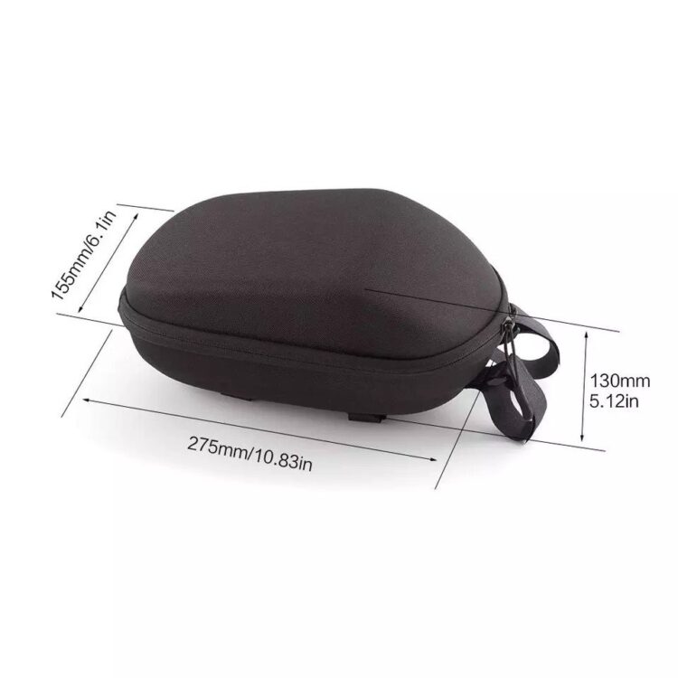 Bolso delantero para patinete (negro)