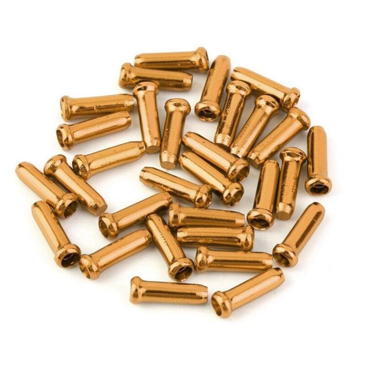 Tope cable freno (Pack 50 unidades) Dorado
