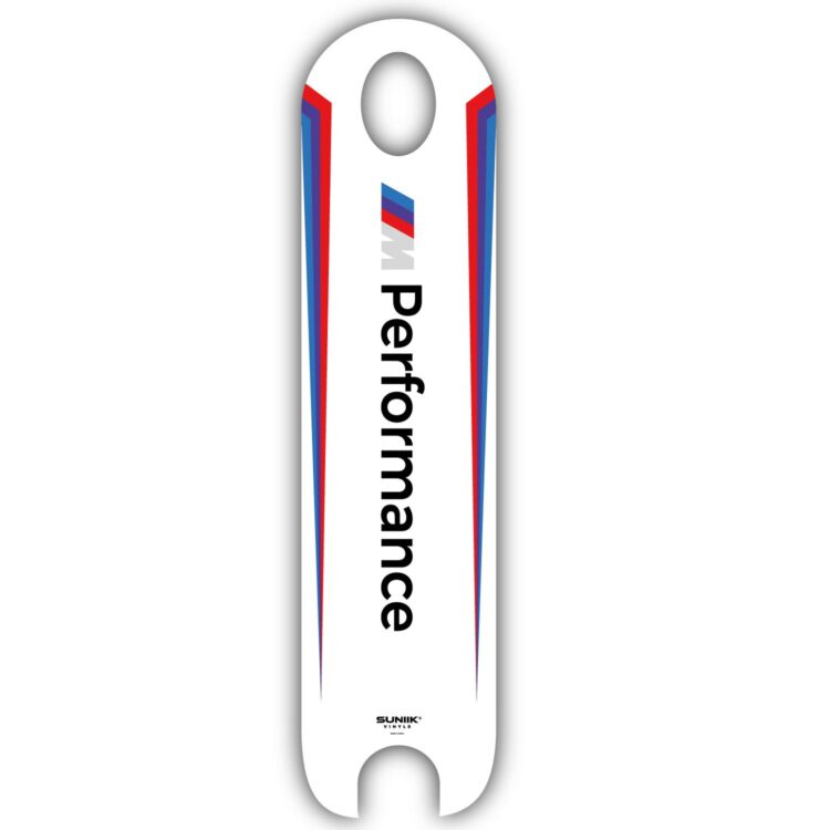 Base antideslizante BMW Performance blanco para Xiaomi - M365, 1S, Essential, MI3