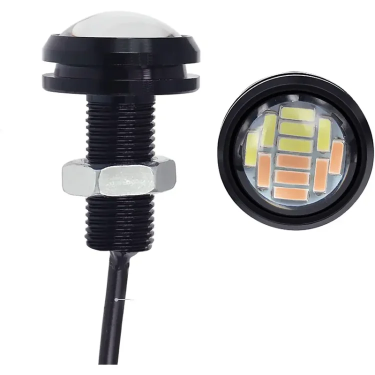 Luz Led ojo de Aguila (pack de 2 luces) Amarillo-Blanco