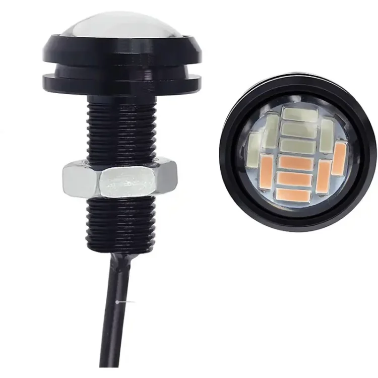 Luz Led ojo de Aguila (pack de 2 luces) Rojo-Amarillo