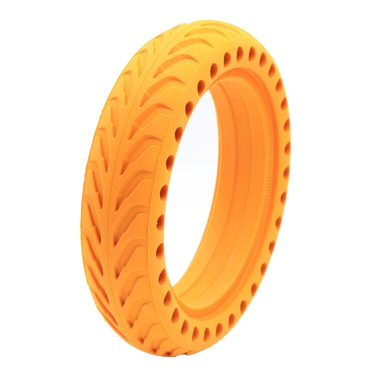 Rueda maciza 8,5x2 Agujereada AMARILLA Para Xiaomi [Nedong]