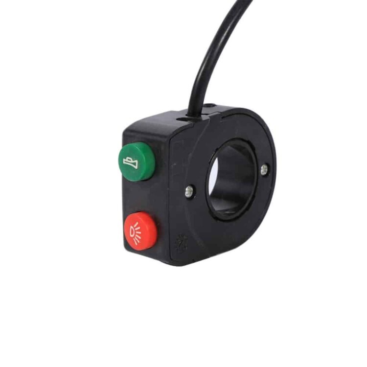 Botón luz y caxon