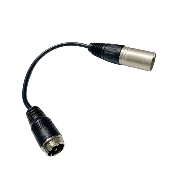 Cable convertidor GX16 a XLR 4Pin