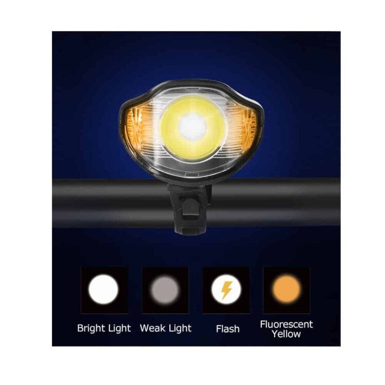 Luz faro Linterna Con Claxon  Para Patinetes o Bicicletas