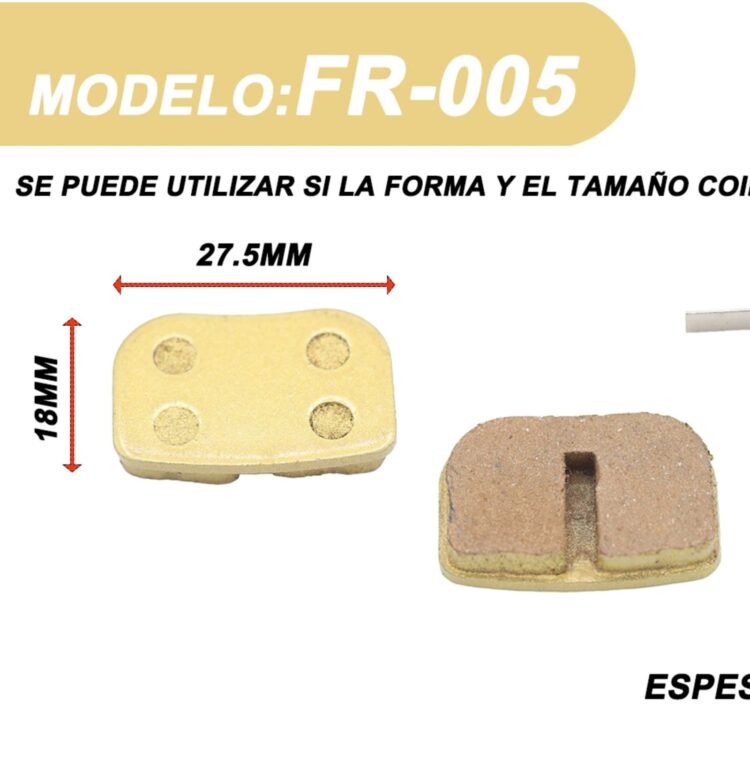 Pastilla de freno FR005