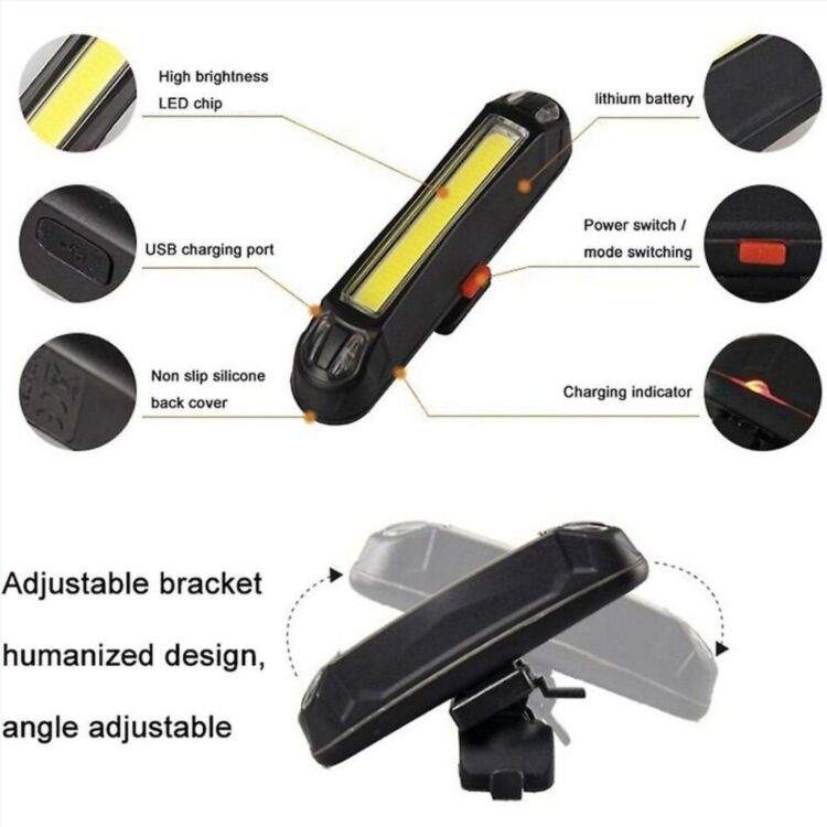Luz Advertencia LED para Patinete y Bici