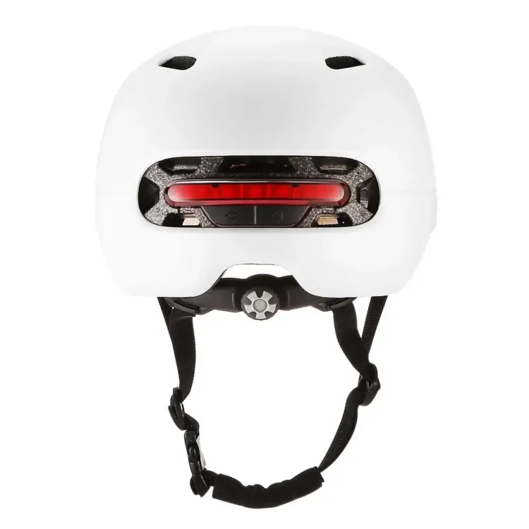 Casco con luz blanco Smart4you
