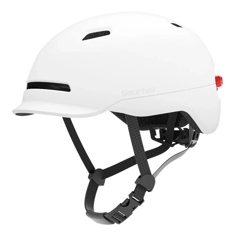 Casco con luz blanco Smart4you
