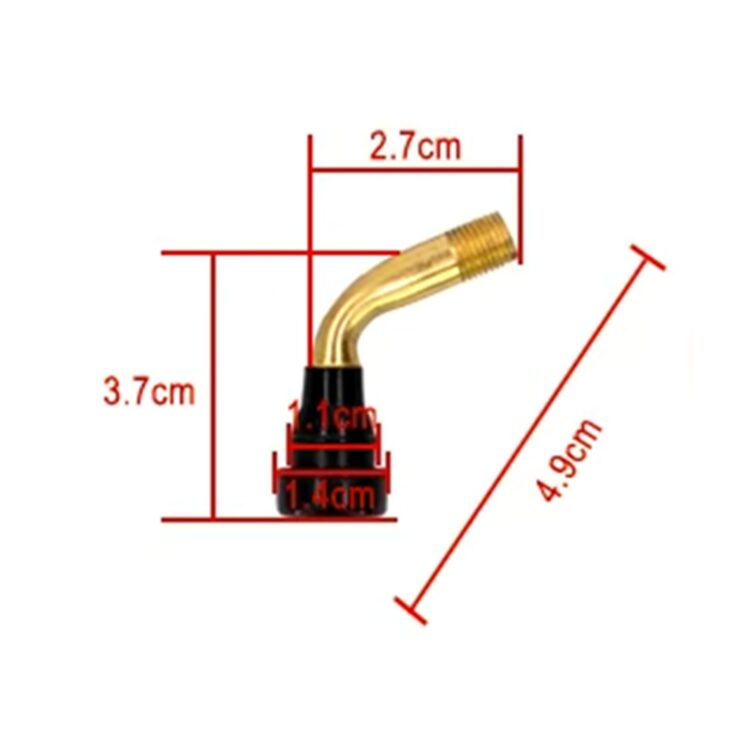 Válvula tubeless 90º (2 unidad) PVR 40