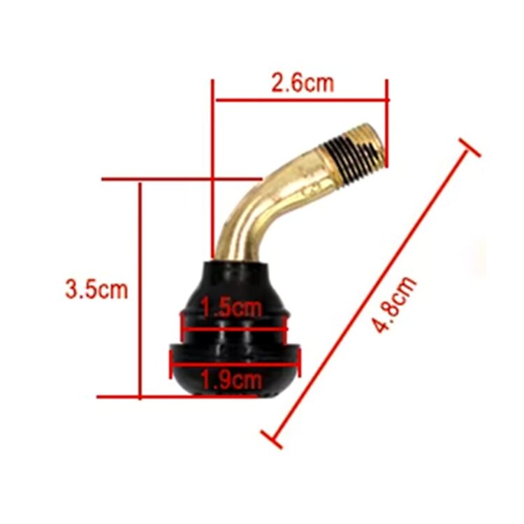 Válvula tubeless 90º (2 unidad)  PVR 70