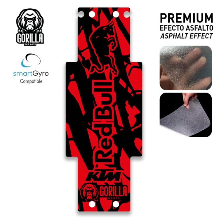 Base antideslizante Redbull rojo para Smartgyro - Laminado asfalto [Gorilla]