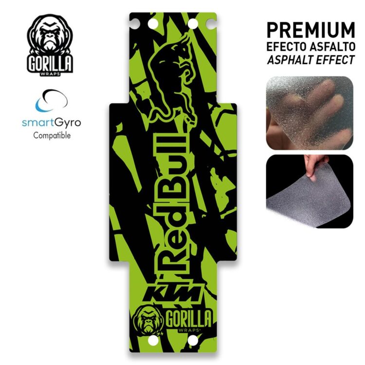 Base antideslizante Redbull verde para Smartgyro - Laminado asfalto [Gorilla]