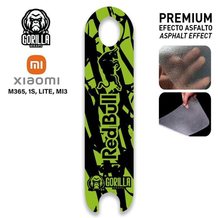 Base antideslizante Redbull verde para Xiaomi - Laminado asfalto [Gorilla]