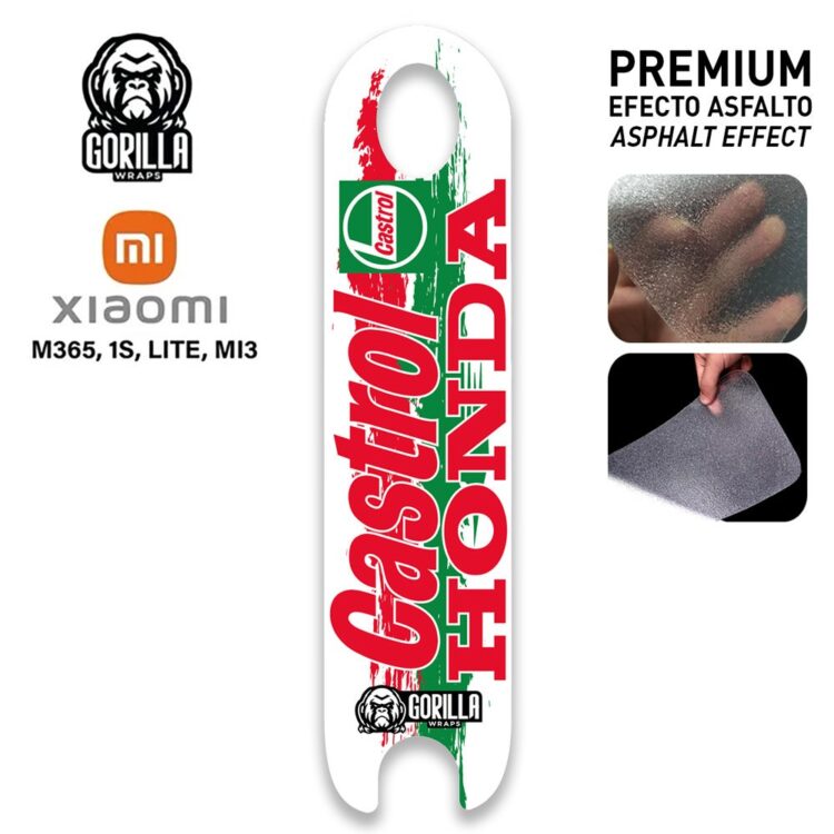 Base antideslizante Castrol X Honda para Xiaomi - Laminado asfalto [Gorilla]