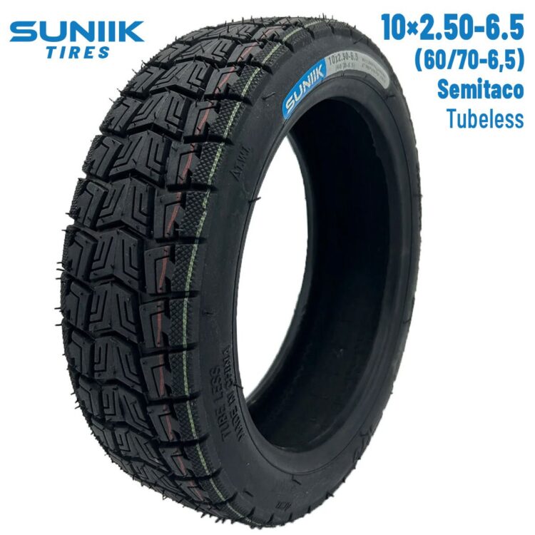 Neumático Tubeless 10x2,5-6,5 Semitaco [Suniik]