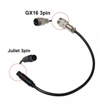 Cable convertidor GX16 a Juliet de 3 pines